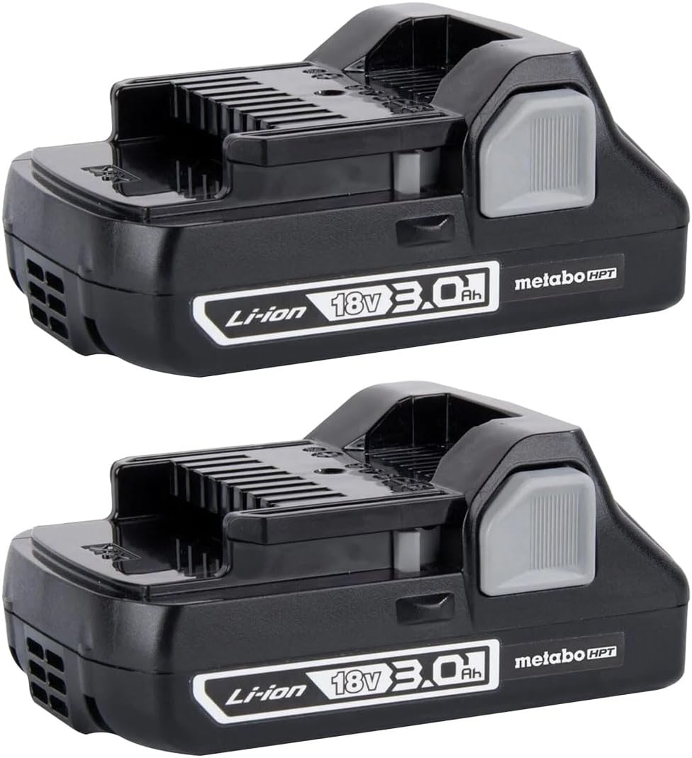 18V Batteries | 2-Pack | 3.0 Ah | Lithium-Ion | Slide Style | Compact and Lightweight Design | 370065M