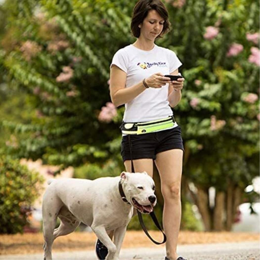 Guinzaglio Per Cani Guinzaglio Per Cani Da Corsa In Nylon A Mano Libera Prodotti Per Animali Domestici Collare Per Imbracatura Guinzagli Da Jogging Regolabili In Vita Guinzaglio Per Cani Regolabile(Bl