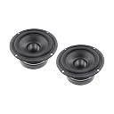 TRENDIVIBE Audio Speaker Universal Premium Enhanced Bass Response 4.5inch Round Speaker gallery image