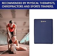 Vista 5 de Paquete de 2 bolsas de hielo de gel grande para lesiones reutilizables, almohadilla flexible de terapia de frío caliente para cadera, espalda