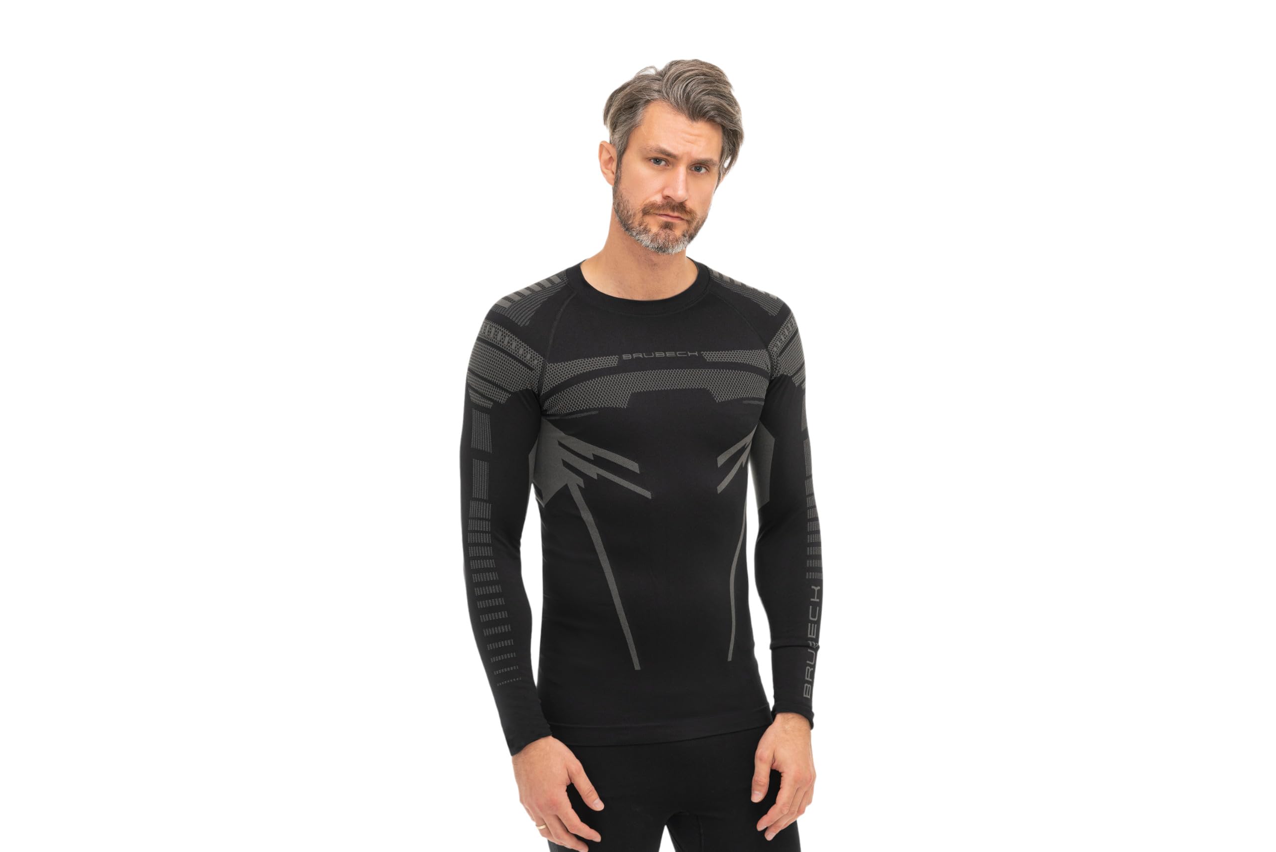 BRUBECK Thermounterwäsche, Herren, warm, Ski-Set für Herren, für Outdoor-Sport, Thermo, T-Shirt, langärmlig, und/oder Funktionshose, Unterwäsche