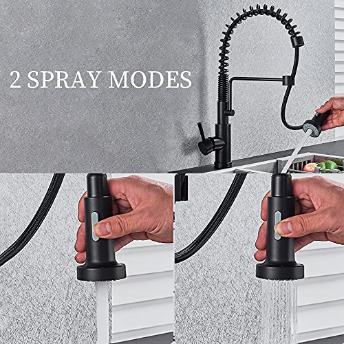 Robinet à détection tactile pour évier de cuisine avec douchette rétractable - 6