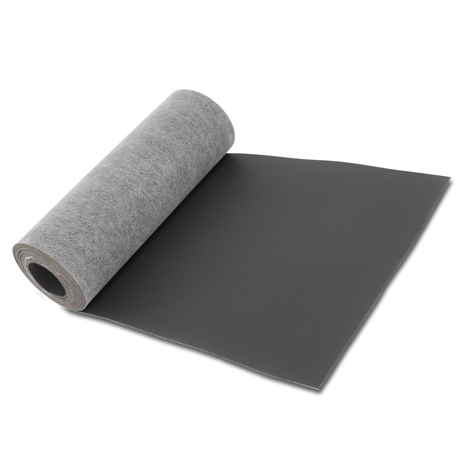 Tappetino Fonoisolante MLV in Vinile ad Alta Densità, 30,5 x 244 cm, 5,66 kg/m², Barriera Acustica Flessibile per Pareti, Porte, Soffitti, Studio e Ufficio