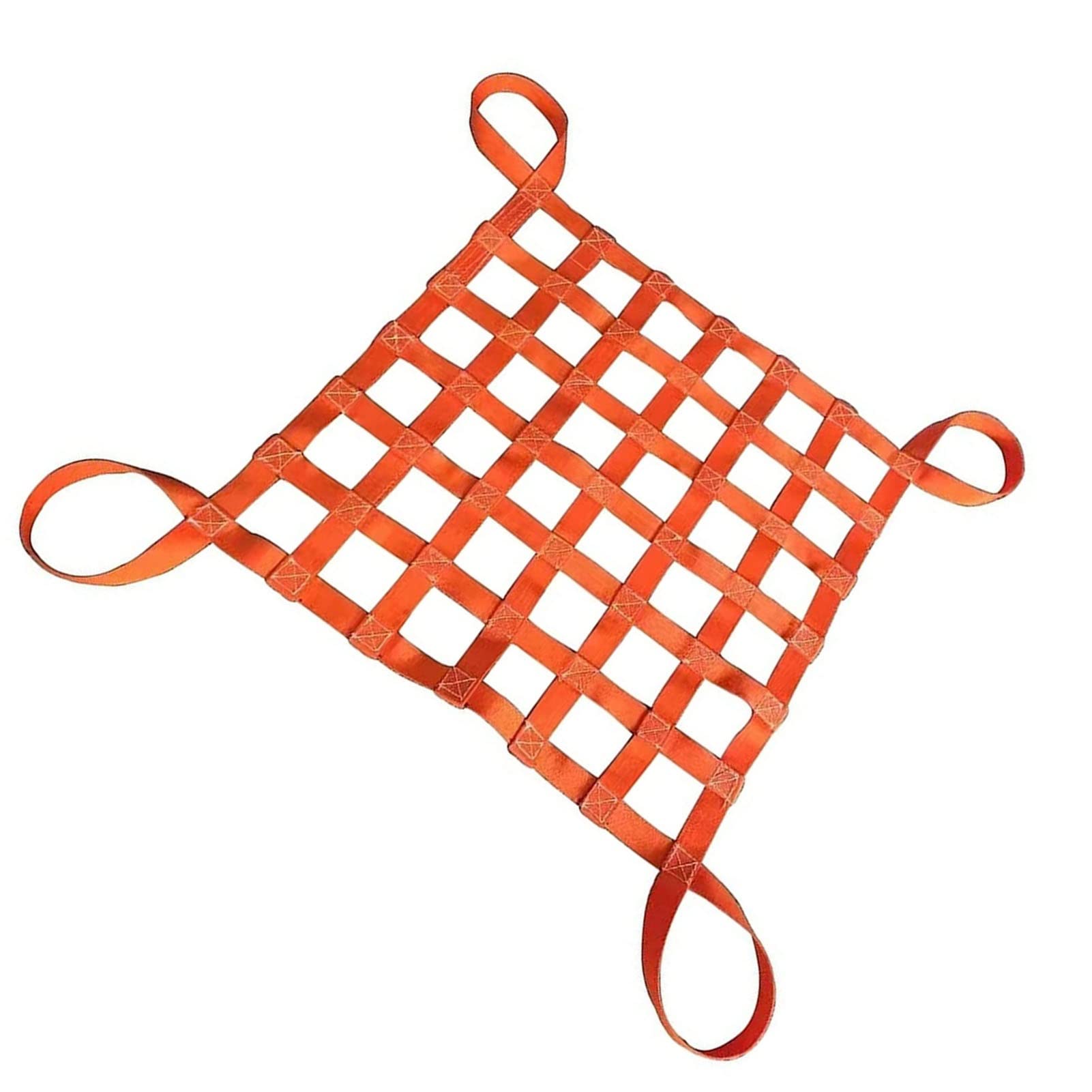 Reti di Sollevamento del Carico in Poliestere - Rete di Sollevamento Piatta in Nylon, Oggetti Pesanti Rete Quadrata da 10cm Resistente allo Strappo, Rete per Carichi Sospesi