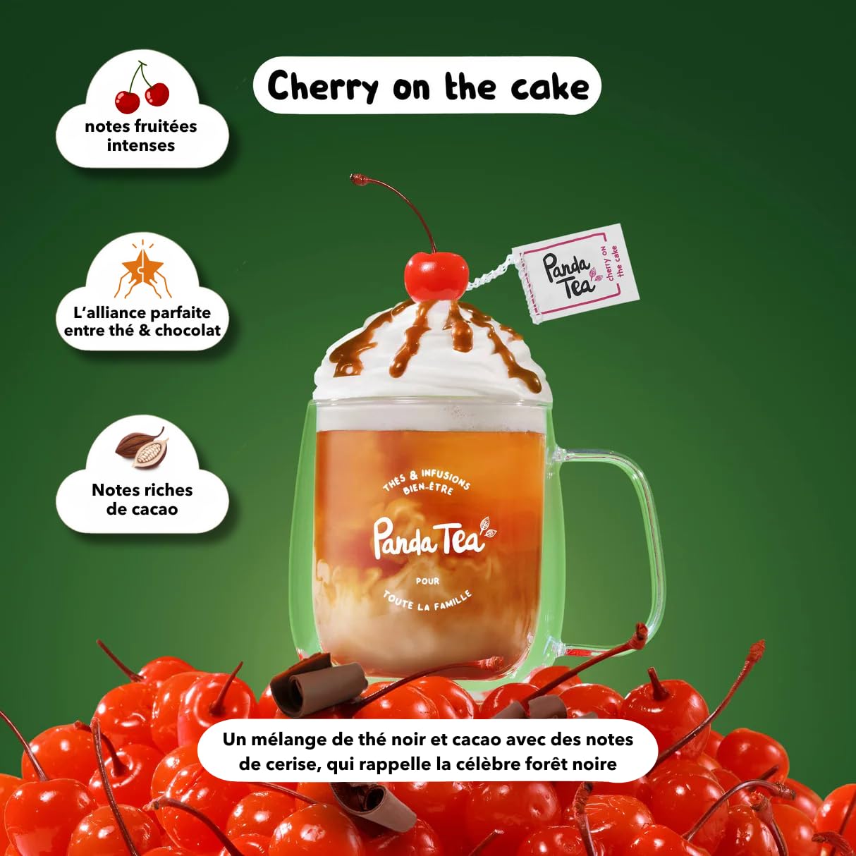 Panda Tea - Coffret Sélection Bien-être | Assortiment de 4 Thé et Infusions Bio | 20 Sachets Coton | Idéal pour un Moment de Détente & d’Évasion | Idée Cadeau Zen et Gourmand