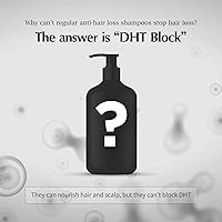 Vista 2 de Champú suave que aumenta el cabello para evitar el adelgazamiento y la pérdida del cabello, 16 onzas líquidas, ingredientes activos DHT Blocker
