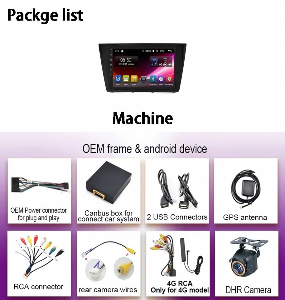 Autoradio GPS Bluetooth de 4G y 64G para Glory 580 2017-2020 6