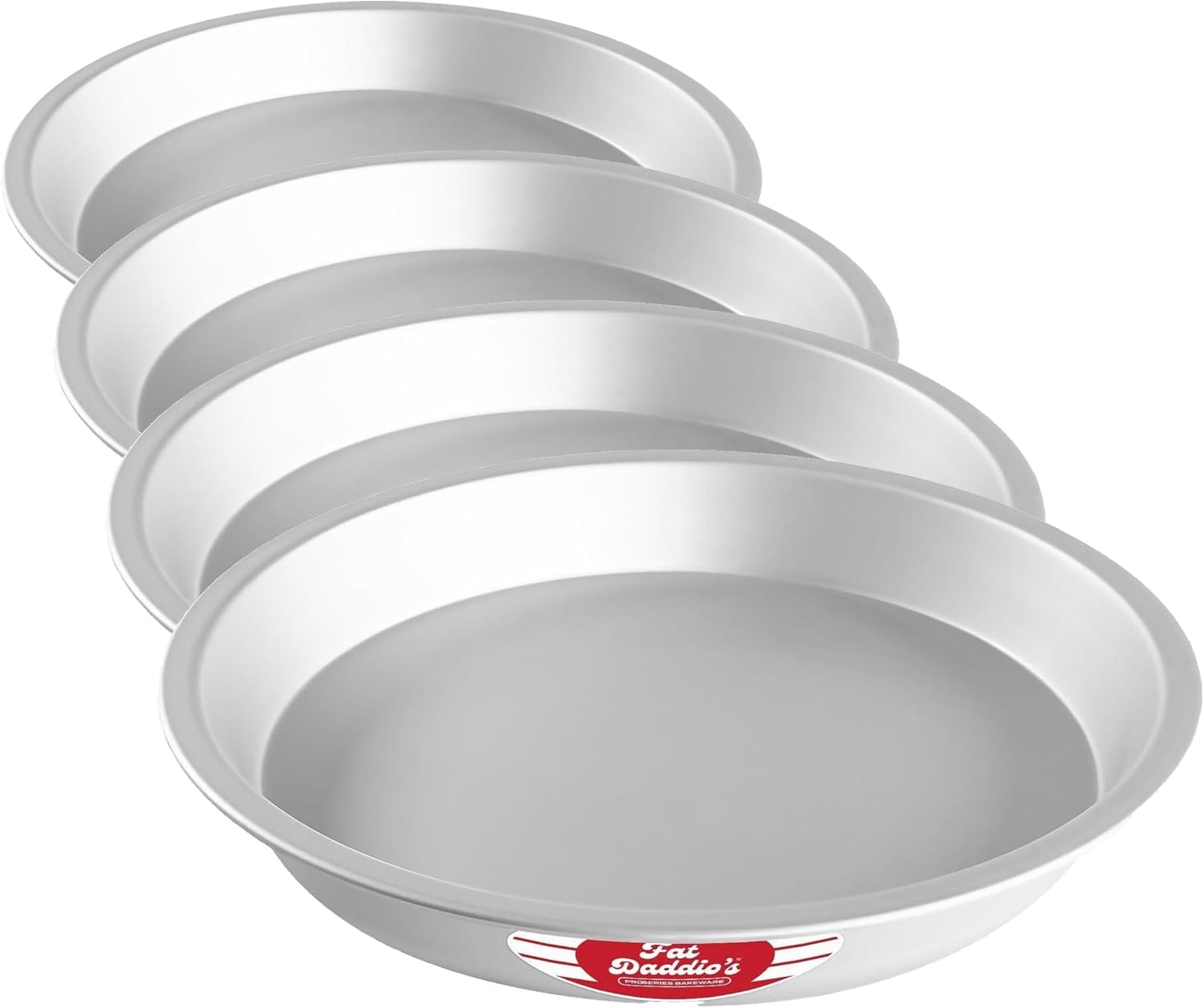 Fat Daddio's PIE-6 Anodized Aluminum Pie Pan, 6 x 1.5 Inch (Pack of 5)