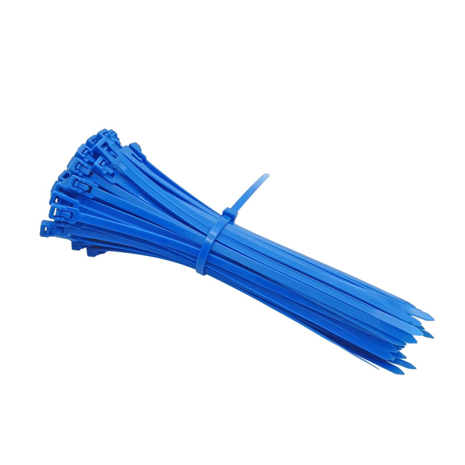Surtido de bridas para cables,Bridas para cables, 50 bridas liberables de 5 × 200 mm de color.(Red)