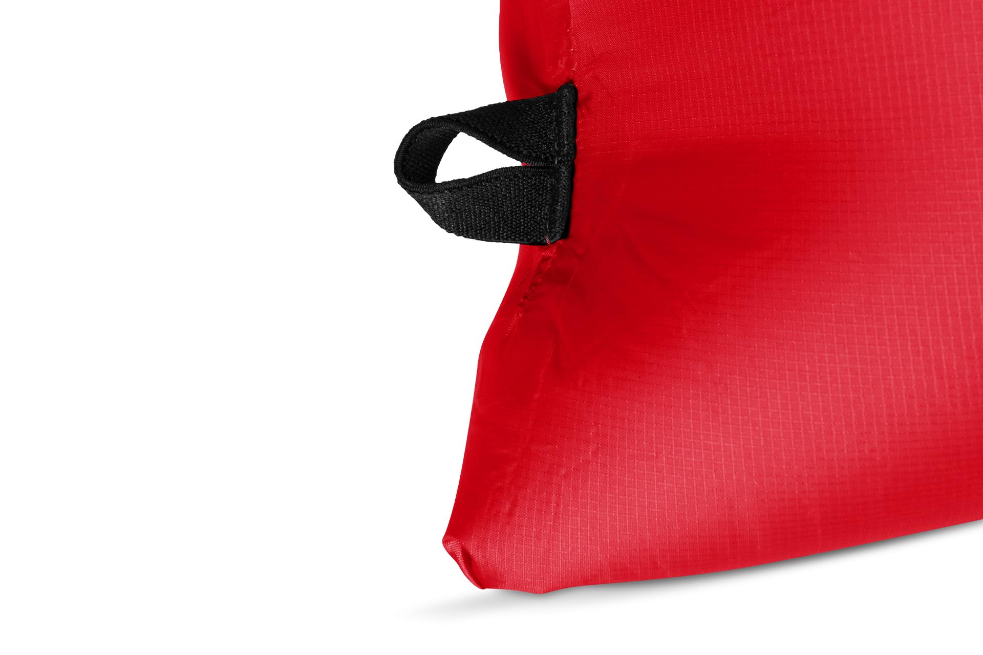 Fatboy Lamzac 3.0 - Divano gonfiabile per adulti e bambini, divano da campeggio, divano letto pigro ad aria, 200 x 90 x 50 cm, senza pompa necessaria, per uso interno ed esterno, Rosso