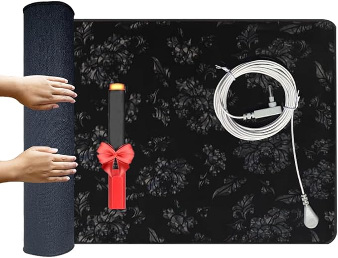 Grounding Mat for Bed, Grounding Pad for Better Sleep & Wellness, Pain ...