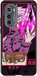 for Moto Edge 2022 Anime Hero Manga Ban Black Case Soft TPU Protective Silicone Scratch Liquid Matte Shockproof Phone Cover Color07