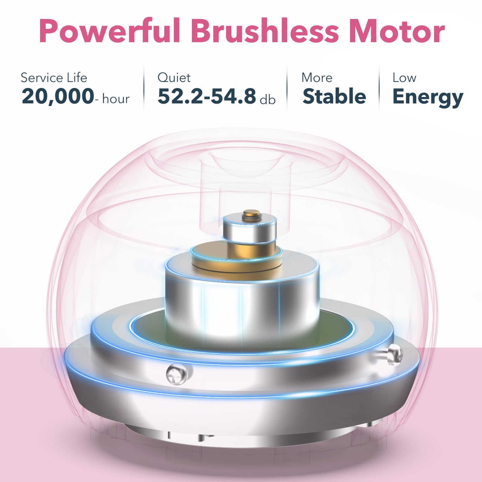 Vortex - Mezclador de pintura, mini agitador de pintura, motor sin escobillas de 5000 RPM con bolas de mezcla, agitador Vortex para esmalte de uñas en miniatura, adhesivos de pestañas de