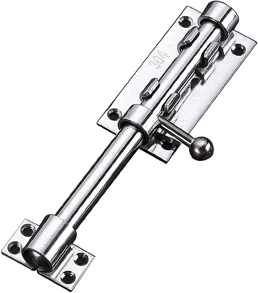 Door Latch Thicken Gate Bolt Stainless Steel Barrel Bolt Gate Latches