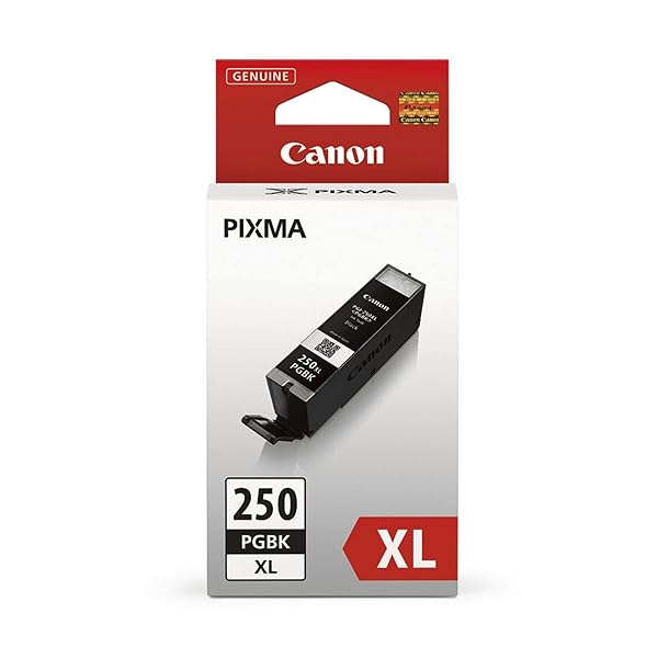 Canon PGI-250XL Genuine Pigment Black Ink Tank, Compatible with MG6320, IP7220 & MG5420, MX922, MG5520, MG6420, MG7120, iX6820, iP8720, MG7520, MG6620, and MG5620 Printers