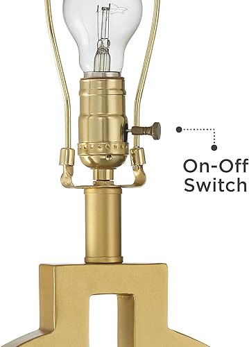 Miniatura 3 de 360 Lighting Lauren - Lámparas de mesa modernas con elevadores de mármol blanco, puerto de carga USB de 28 12 pulgadas de alto, juego de 2 pantallas