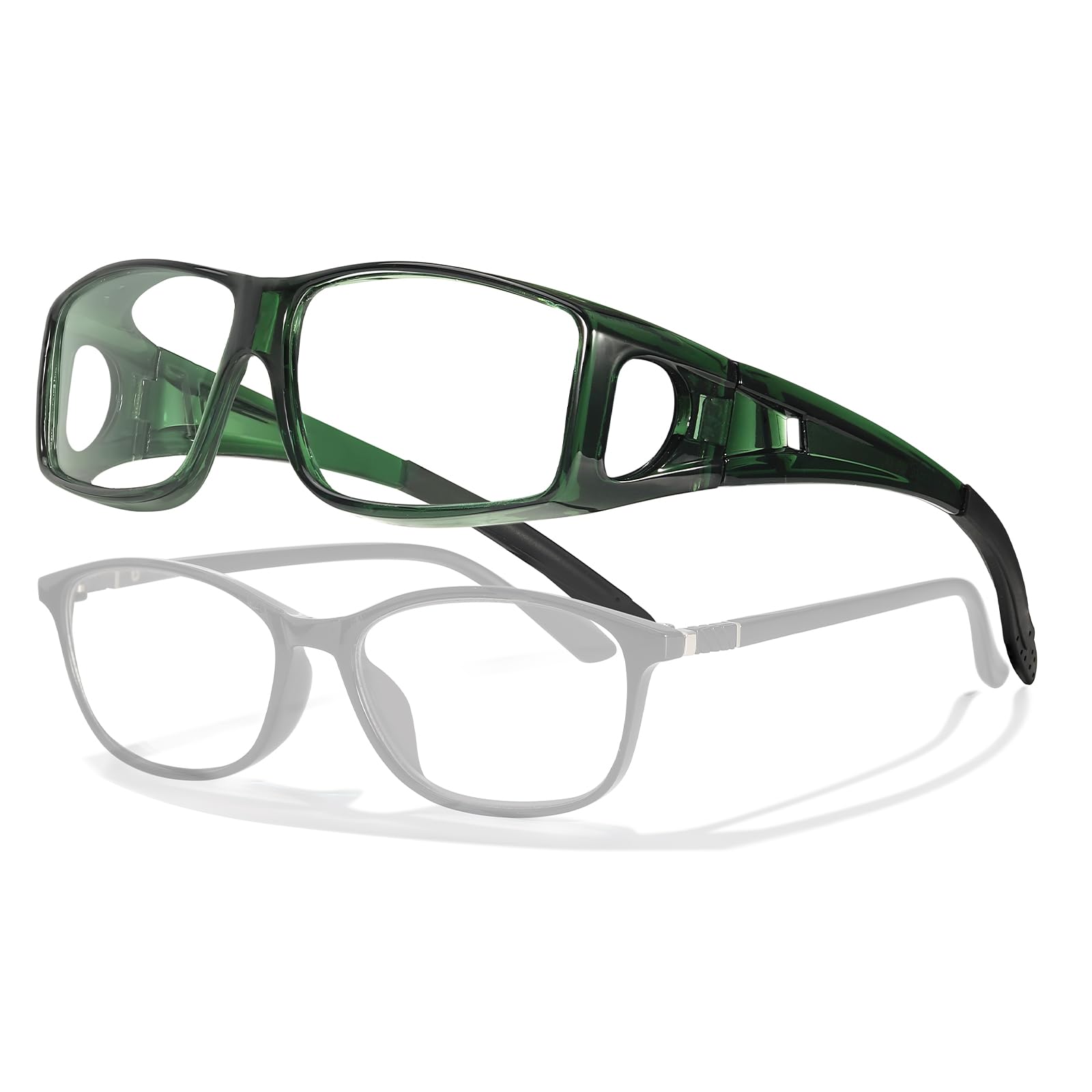 LVIOE Fit Over Blue Light Blocking Glasses and Computer Eyewear- Wear Over Prescription Glasses/Reading Glasses/RX Glasses