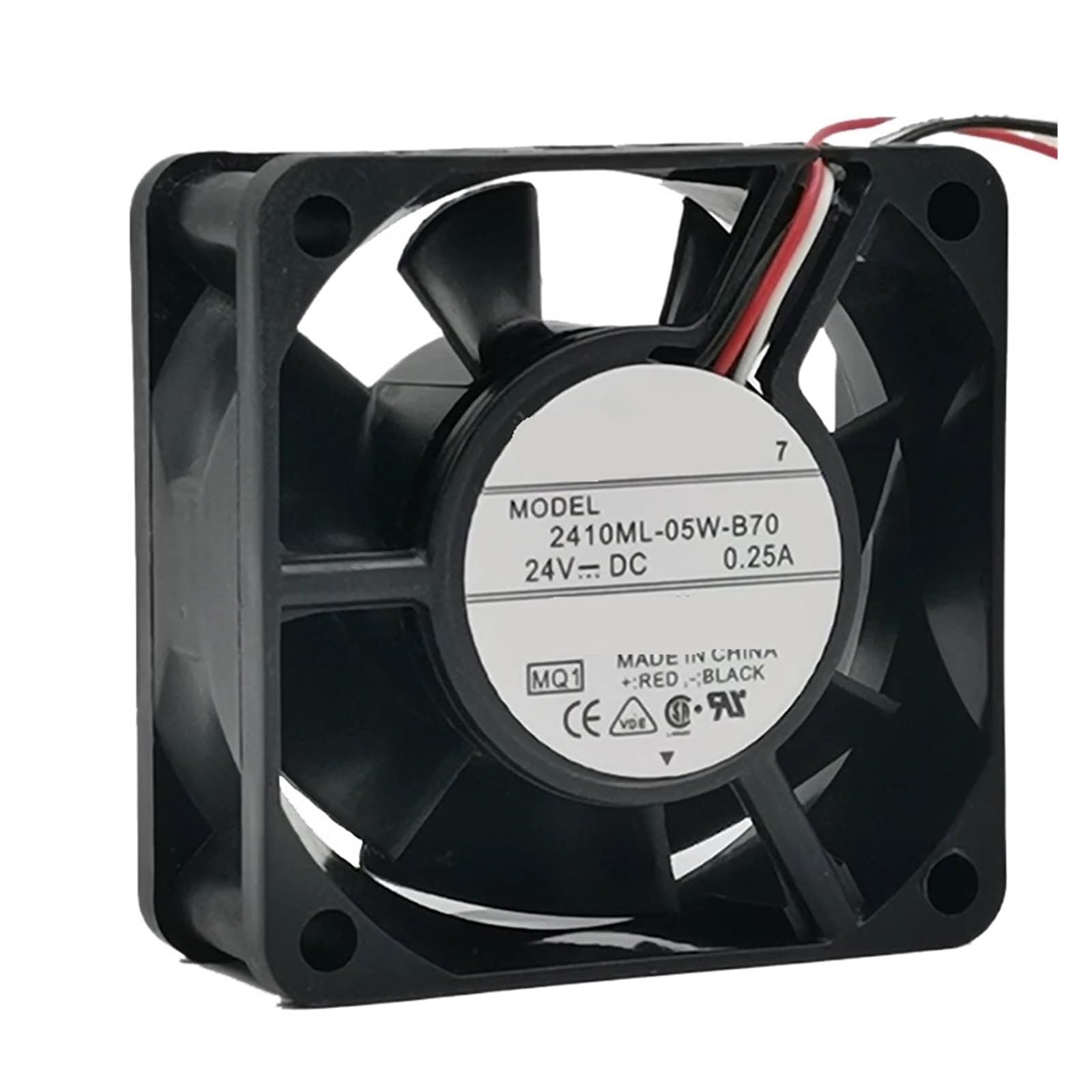 TPKMVGAP 2410ML-05W-B70 6025 60mm 24V 0.25A dual ball bearing 6800RPM 33.1CFM cooling fan