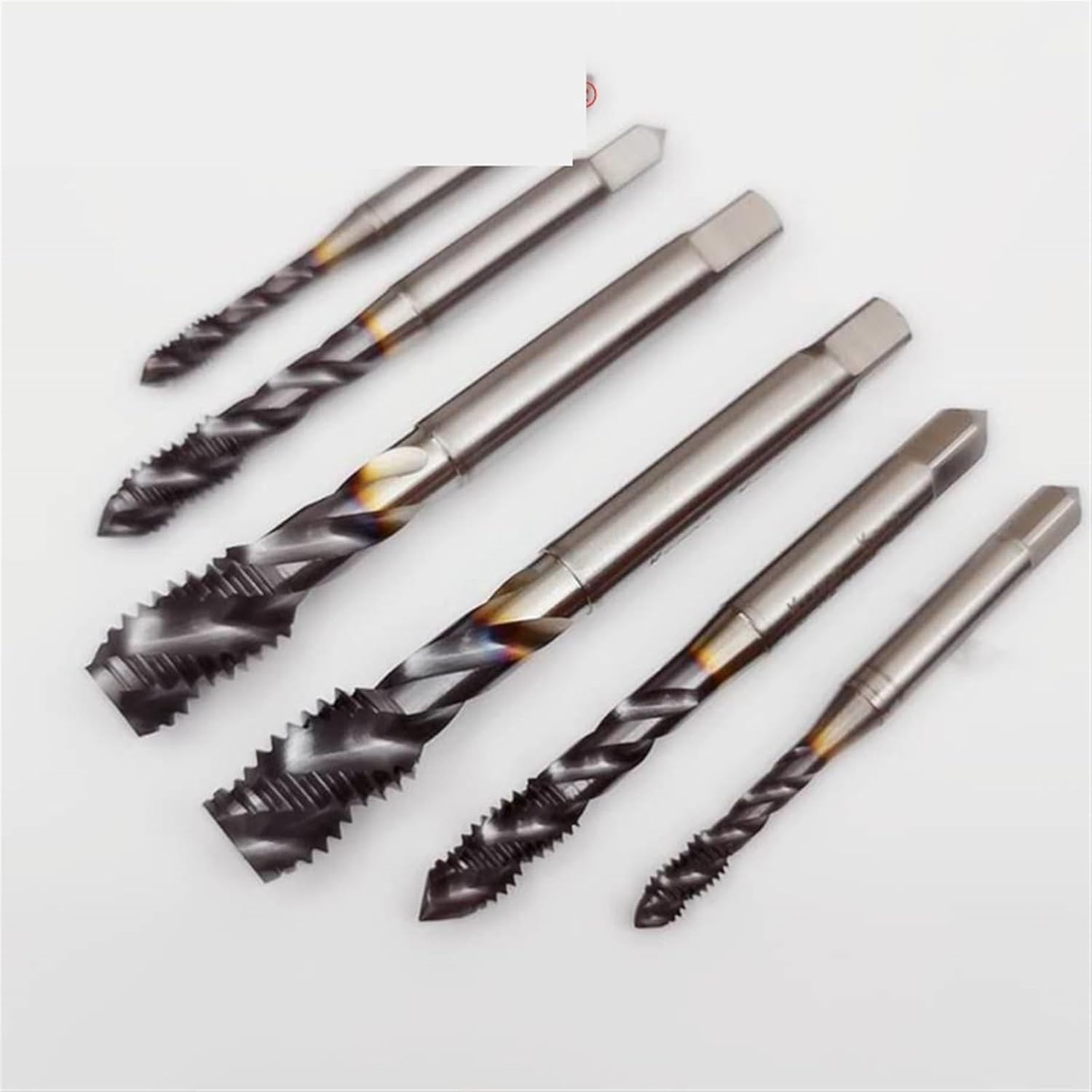 1Pcs Cobalt Screw Thread Tap Drill Bits Spiral Flute Metric M2-M16 Machine Tools for Stainless Steel(10PCS,M12x1.25)
