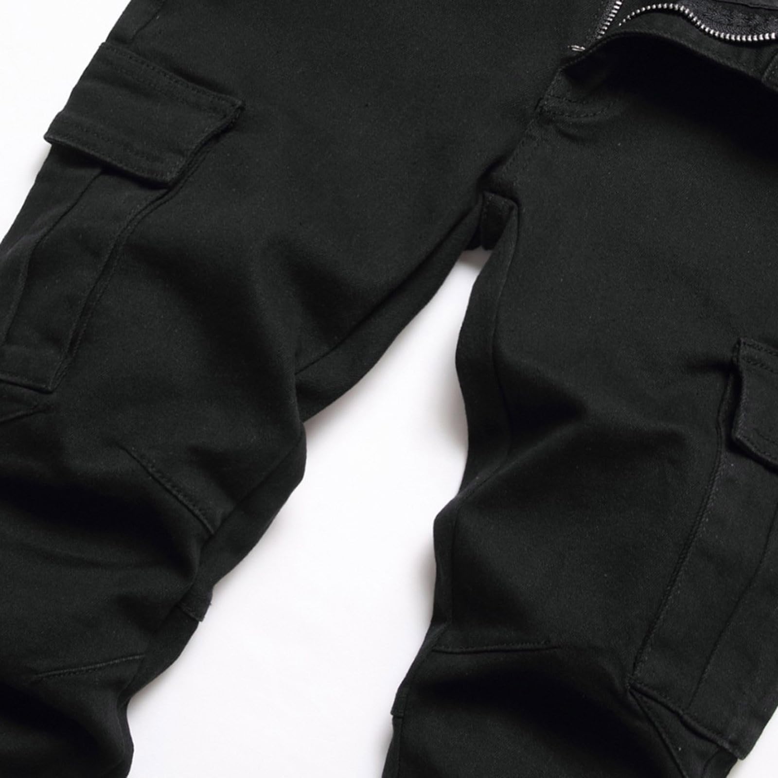 Pantaloni Bambini, Jeans Strappati per Ragazzi, Lunghi Casual alla Moda per, Comodi in Denim Elasticizzato, Primavera Autunno, Tessuto Anti-Macchie