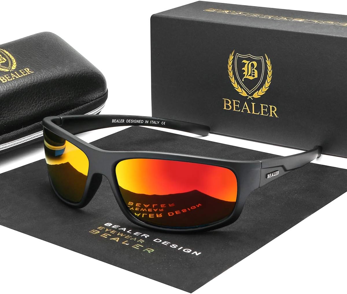 BEALER Polarized Sports Sunglasses for Men Lightweight TR90 Frame Sun Glasses Driving Cycling Fishing UV Protection Shades - Image 4