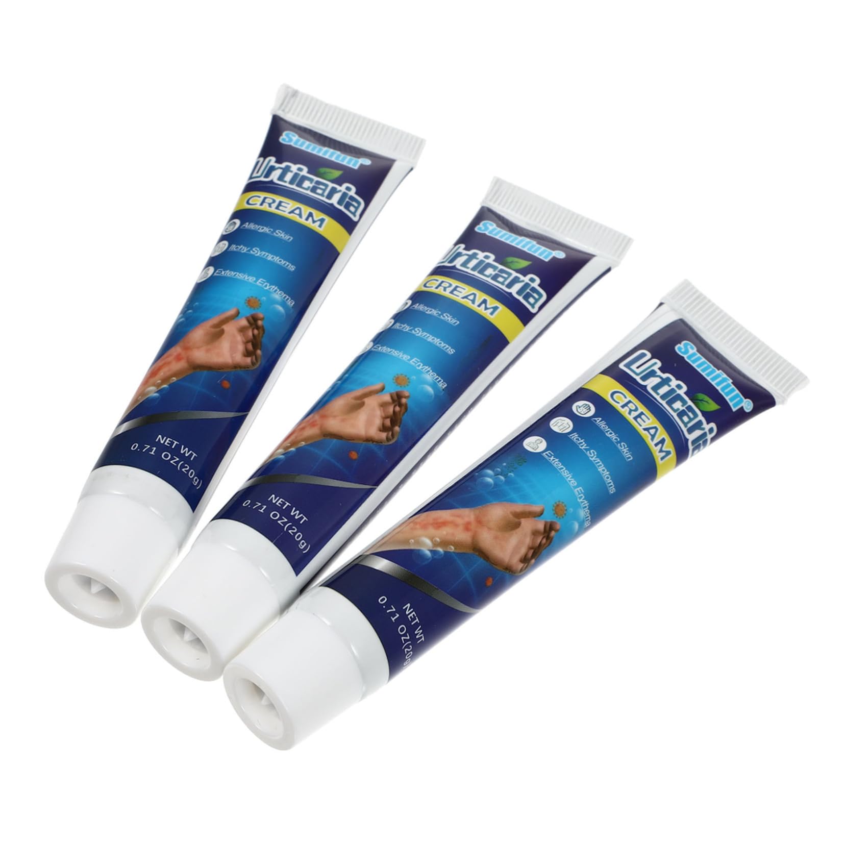 Treatment Kit 3 Pcs Urticaria Cream Non-Steroidal Cream for Urticaria Relief