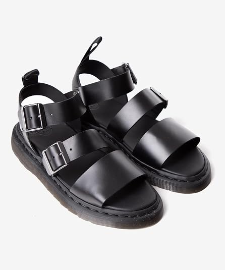 Amazon.co.jp: Dr. Martens 15695001 GRYPHON Sandals, Black