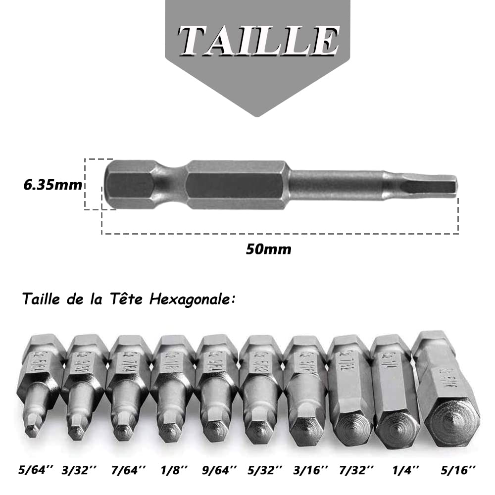 Set Punte Cacciavite Torx Di Sicurezza - 2 Set Da 7 Punte Magnetiche, Acciaio S2, 50mm - Foto 7