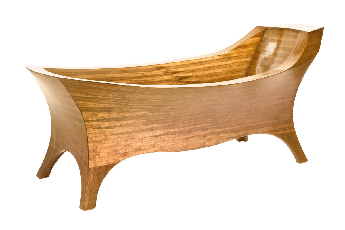Victoria - Freestanding Wooden Bathtub - Burmese Teak