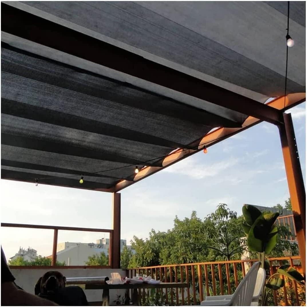 FERRETERIA LEPANTO Malla de ocultación, Malla Protectora, Tela de sombreo 95gr/m², Sombra y privacidad para tu Jardin, Ideal para Vallas y barandillas (1x50 m, Negro)