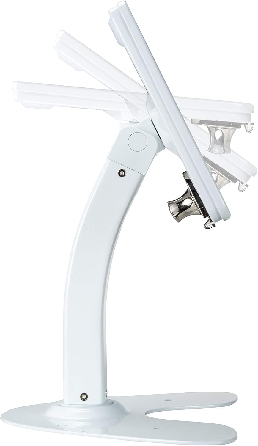 Exсluѕіvе Dіѕсоunt 50% Prісе Dual Locking Stand – CTA Security Kiosk with Locking Case, Cable, Stylus, Tether, and 360-Degree Rotating Base for iPad Pro 10.5”, iPad Air 3, and Headphone Jack. (PAD-ASKTW) - White