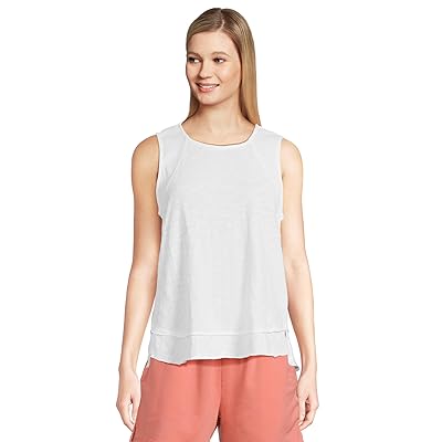 Mod o doc Rib Inset Flowy Tank Top Women