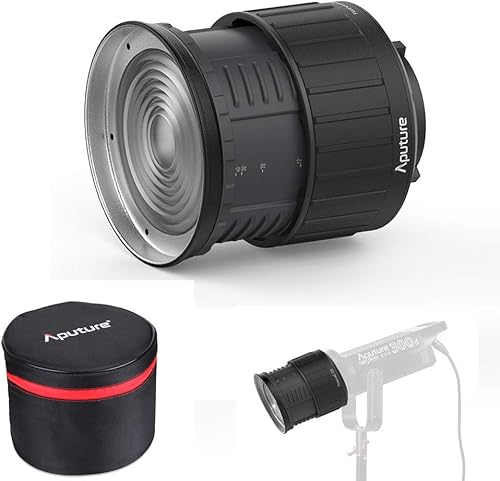 Aputure Fresnel 2X, luz de montaje Bowen-S, una herramienta multifuncional para dar forma a tu luz para Aputure Amaran 300C, Amaran 150C, LS C300