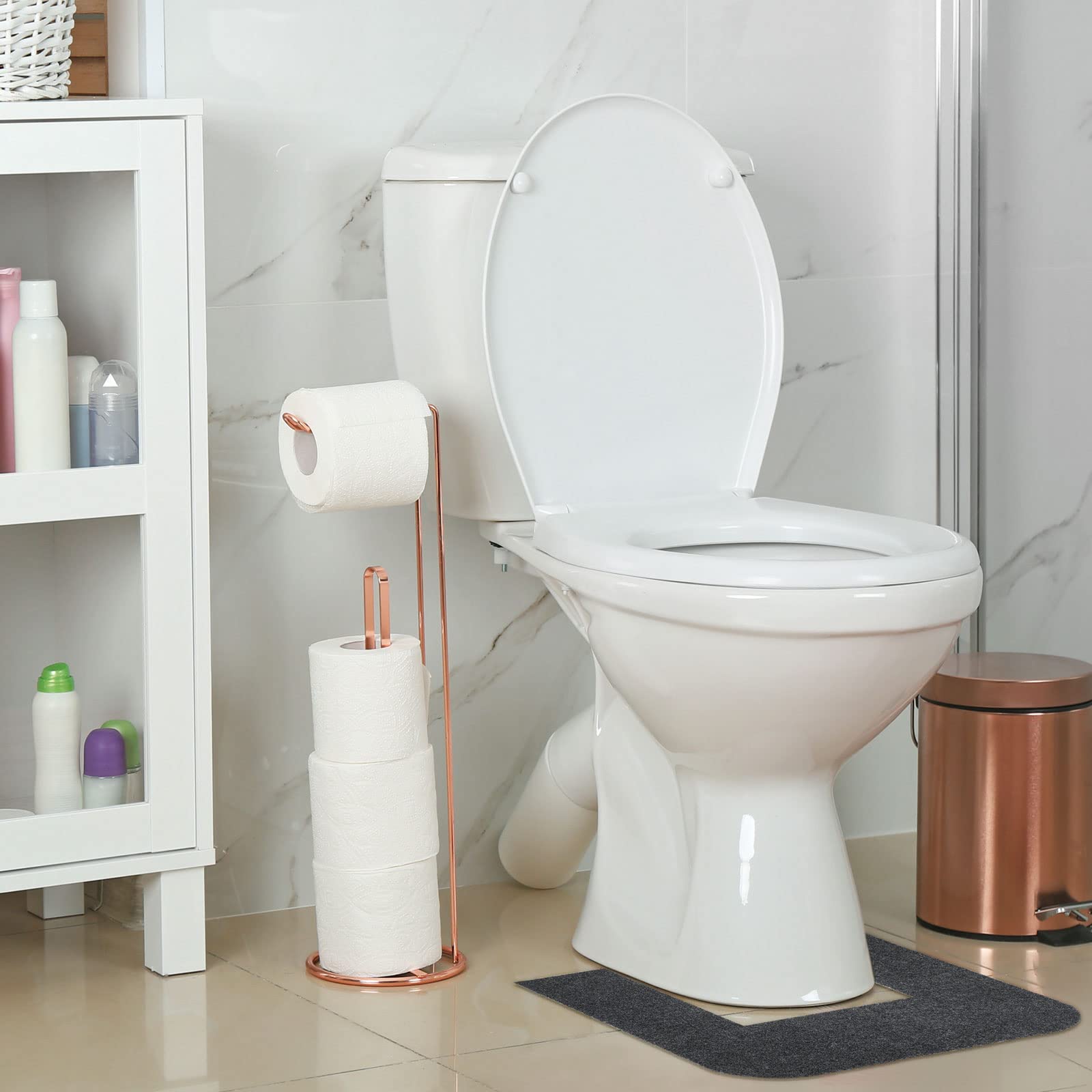 Disposable Toilet Mats - Protect Floors & Reduce Mess -3