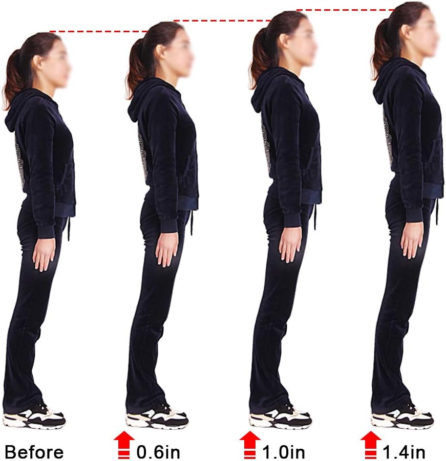 Dr.Foot Height Increase Insoles, Heel Cushion Inserts, Heel Lift Inserts for Leg Length Discrepancies - Image 6