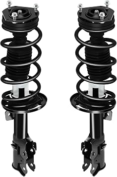 Complete Front Strut and Coil Spring Assembly for Ford for Fiesta 2010-2013 KFKGF Quick Strut Assembly Replace 172525