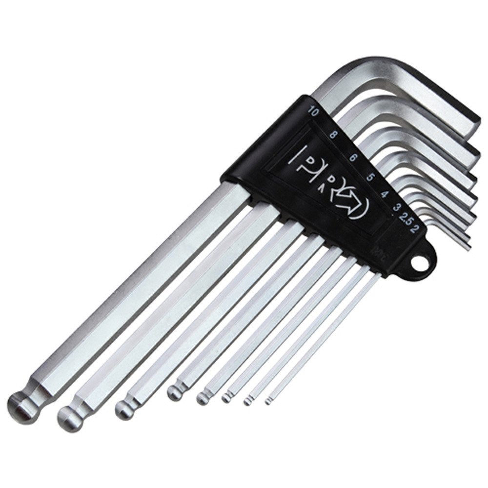 PRO zestaw kluczy imbusowych – 2/2,5/3/4/5/6/8/10 mm – czarny, 2/2,5/3/4/5/6/8/10 mm