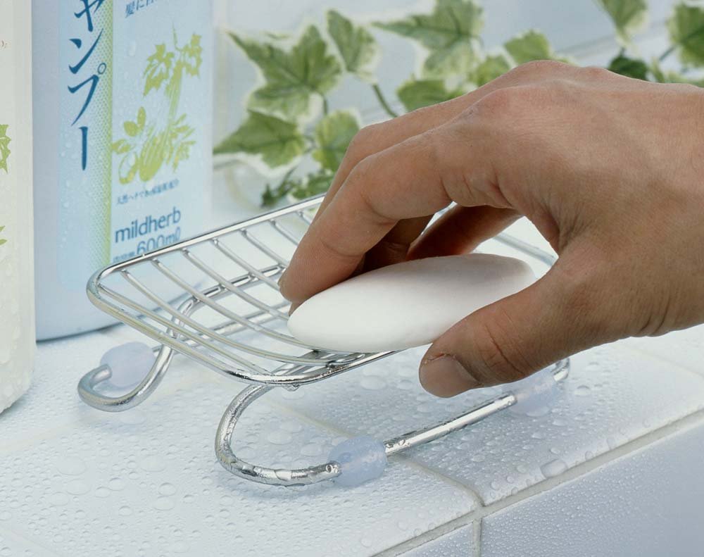 Amazon｜下村企販 石鹸置き 【日本製】 せっけんを取りやすい 水切れが