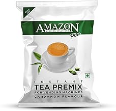 Amazon Premix Tea Powder Cardamom Plus Flavor 1 kg Pack for Machines