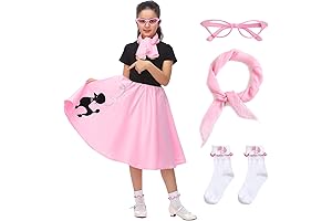 Leadtex Poodle Skirt Set: A Nostalgic Delight for Girls