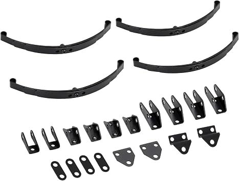 for Tamiya RC Tractor Truck Upgrade Parts 1/14 ORA RC Car Steel for Leaf Springs RC Car Repair KitFront and Rear