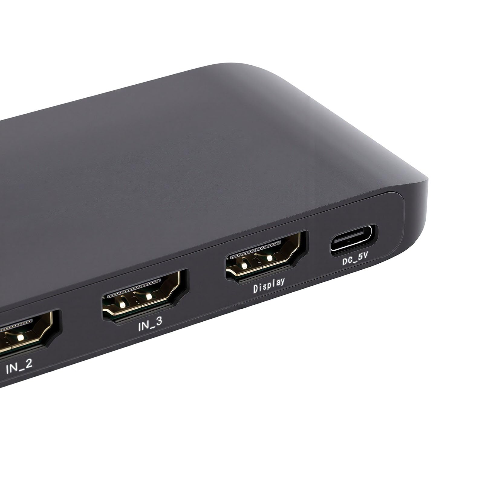 Annadue HDMI 3 in 1 Uscita 8K 60Hz 48Gbps con Telecomando / 3 in 1 Uscita HDMI 2., 8K 60Hz / 4K 120Hz, 48Gbps HDR10 Vision, Telecomando e Controllo IR, Plug and Play