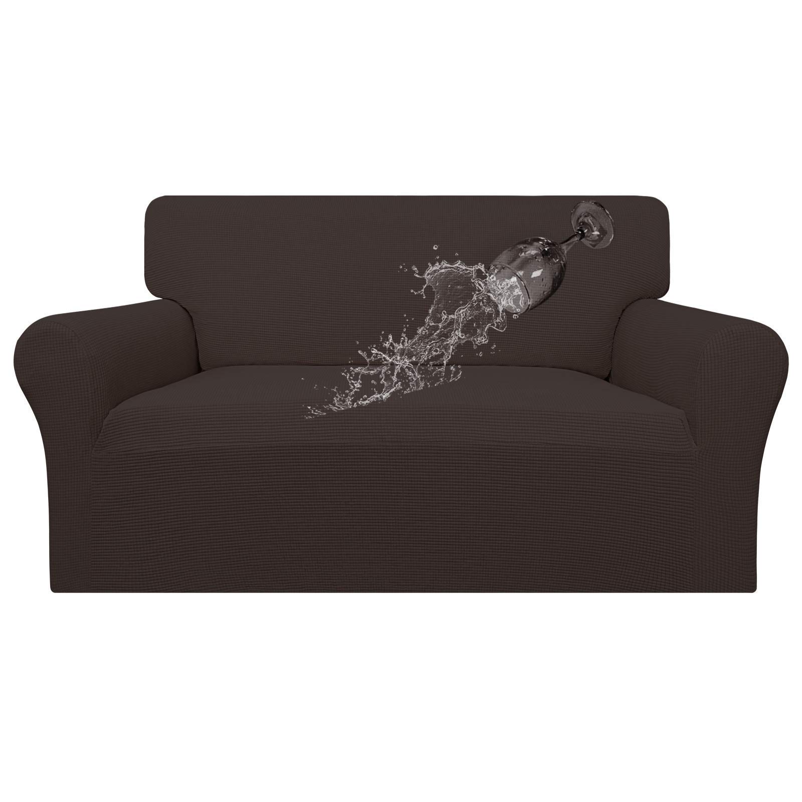Easy-Going 100% Waterproof Loveseat Couch Cover Stretch Jacquard Sofa Cover