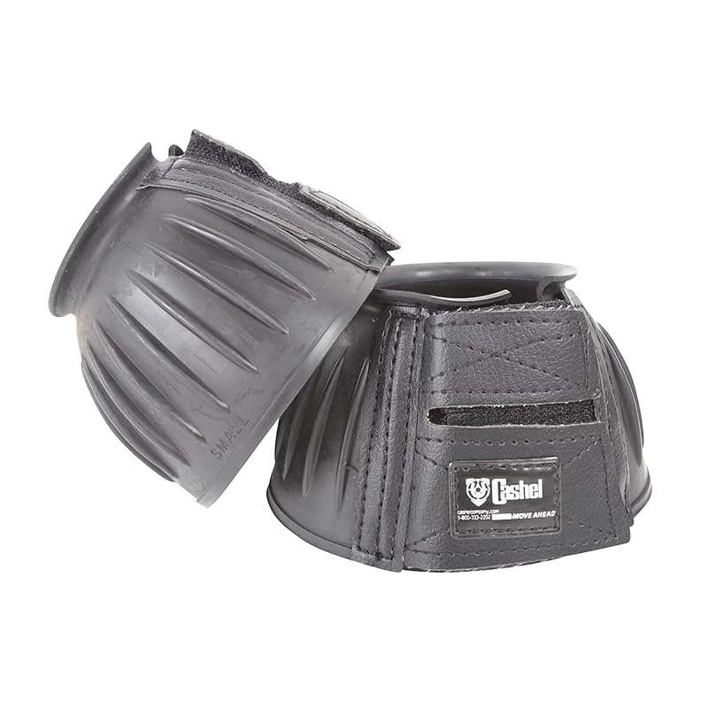 Botas de Borracha para Cascos de Cavalos Cashel, Pretas, X-Large