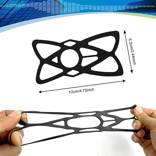 Miniatura 2 de 6 correas elásticas de silicona de seguridad para teléfono de motocicleta, accesorios universales para la mayoría de teléfonos celulares