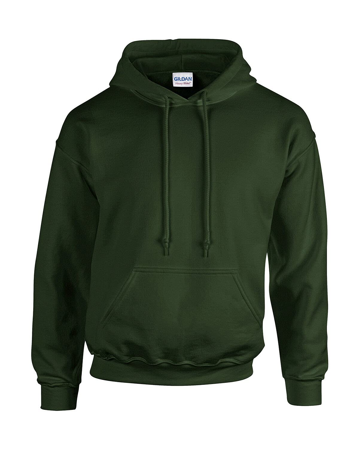 Gildan Men's Hooded Pullover Adult 50/50. Hooded Sweat/18500, Plain - Green - XX-Large