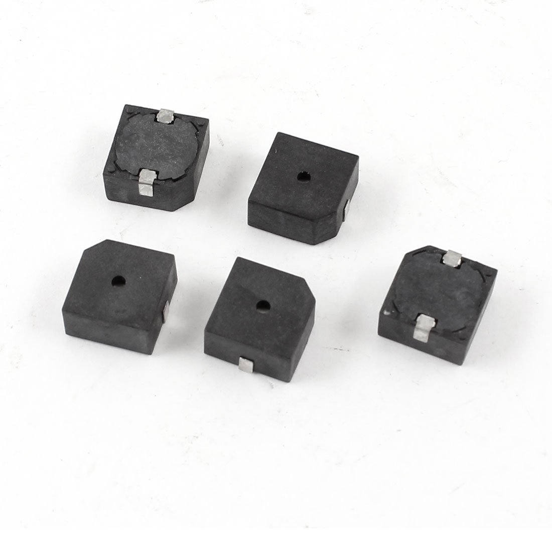 Aexit 5pcs 9.6mm x 9.6mm x 5mm Square Shape SMD Buzzer Black DC 5V 30mA (e48ac590d2f8eb644314a614ee581134)