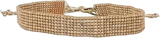 GLSTOY Boho Wooden Bead Waist Belt for Women Natural Rustic Style Fashion Waistband Handcrafted Artisan Design Casual and Formal Dress Accessory