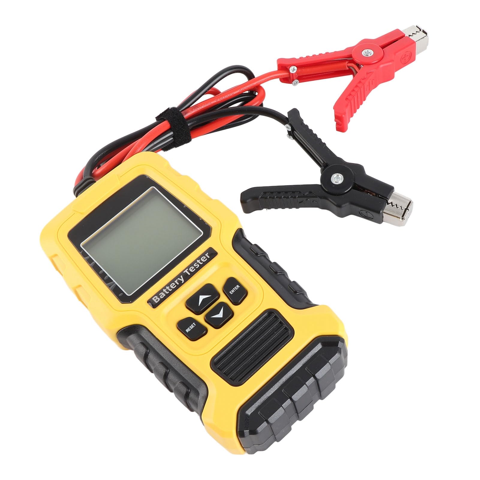 SIXRUN Tester Batteria per Auto, Dispositivo di Test Batteria con Tecnologia di Conduttanza per Batterie 12V 24V, Display Digitale Controllo Resistenza Interna Tensione Rapida per Tecnici di Auto e