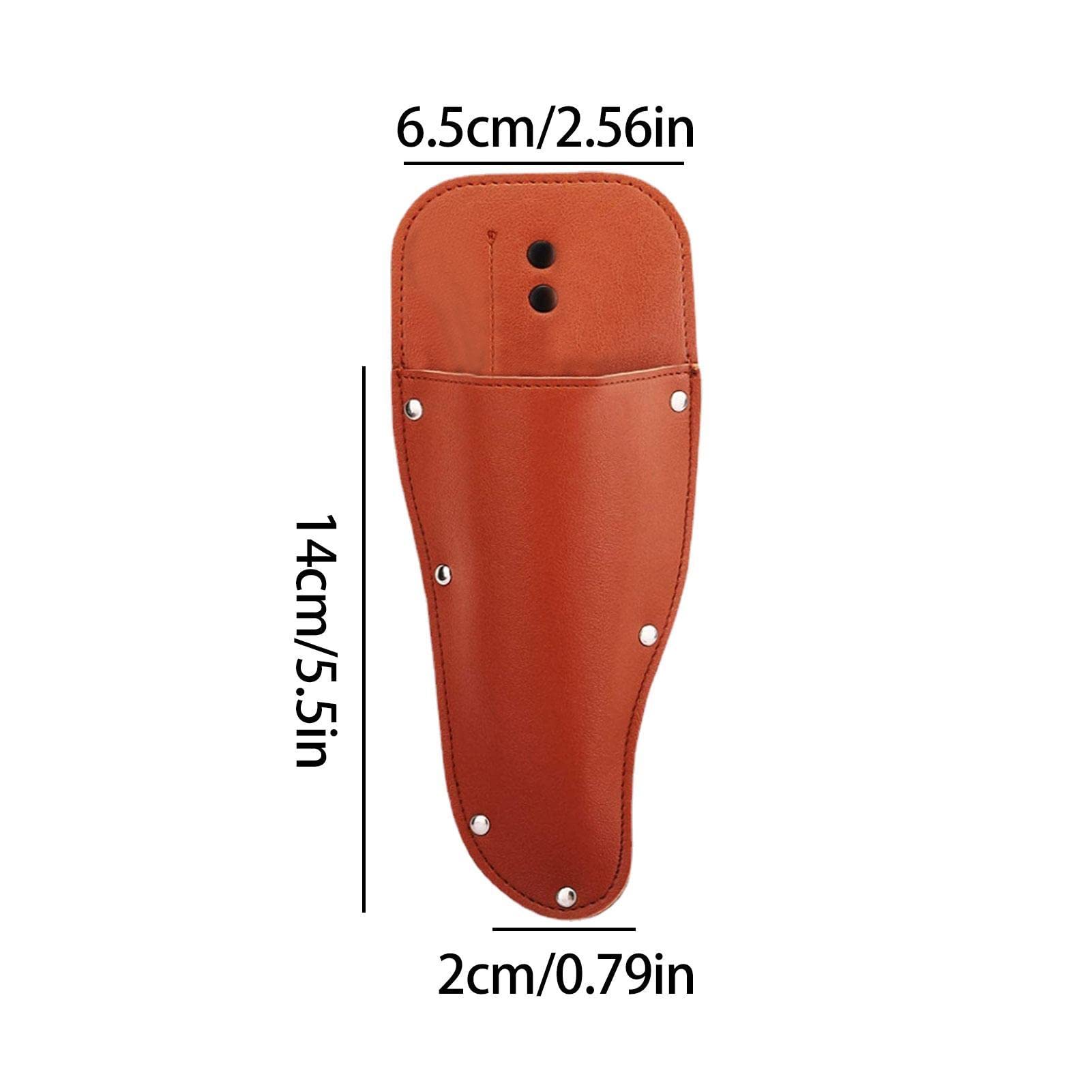 5 Fondina per Forbici da potatura - Coperture per Attrezzi da Giardinaggio con Custodia per Forbici in PU Resistente con Clip Posteriore | Tasca per pinze da potatura tascabili per Forbici